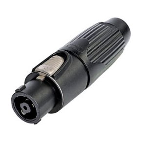 Neutrik NLT8FX-BAG 8pol Speakon Hun kabel stik metal - Sort