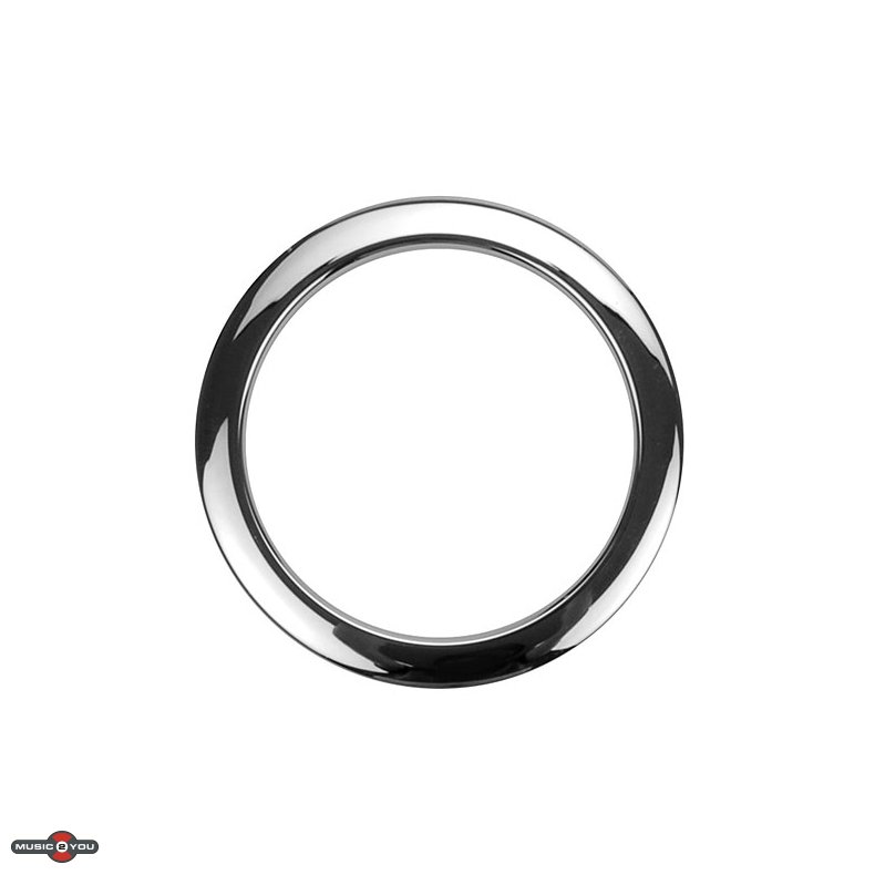 Bass Drum Os 4" Beskyttelse ring til trommeskind - Krom