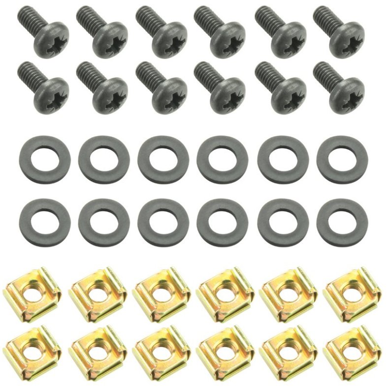 AH Rackskruest 12mm til stl skinne - 12 Pack