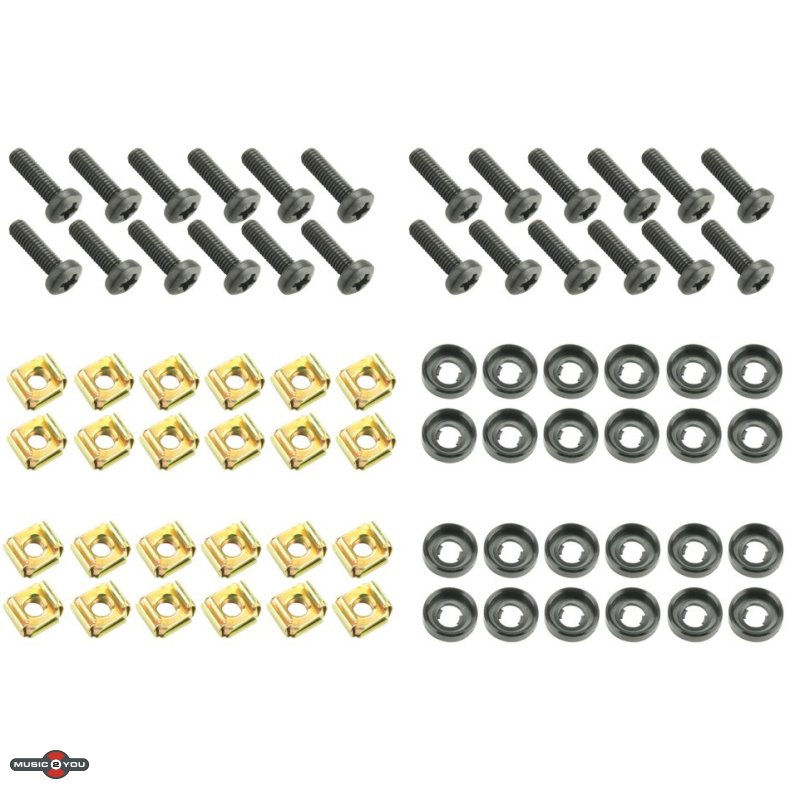 AH Rackskruest 20mm til stl skinne - 24 Pack
