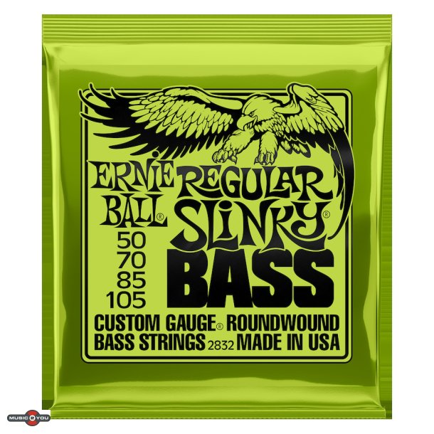 Ernie Ball 2832 Regular Slinky Bass 50 - 105 til 4-strenget bas