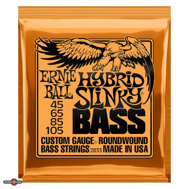 Ernie Ball 2833 Hybrid Slinky Bass 45 - 105 til 4-strenget bas