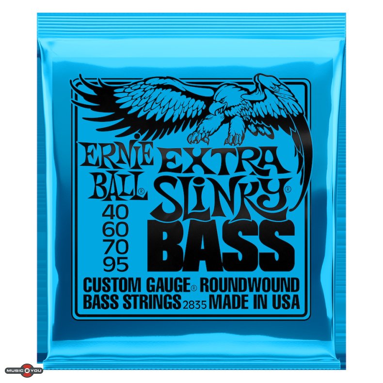 Ernie Ball 2835 Extra Slinky Bass 40 - 95 til 4-strenget bas