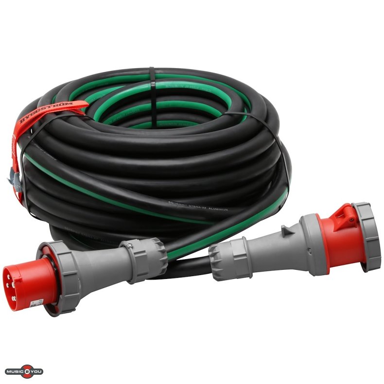 25m CEE Forlngerkabel - 400V 3-faset - 63A - ALU