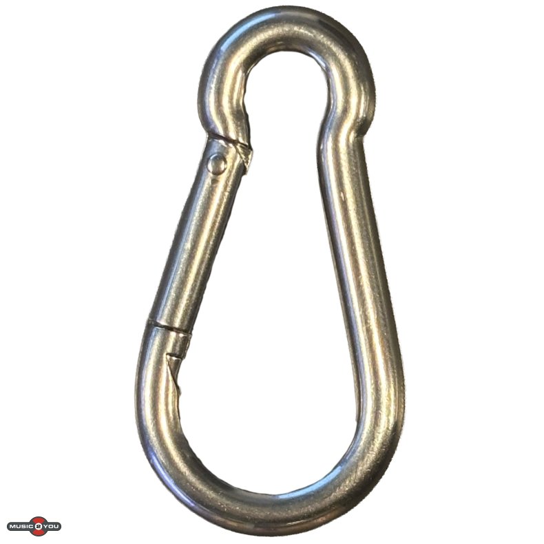 Karabinhage Galvaniseret 6x60mm - Slv