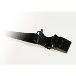 Arno strop - 50 cm x 18 mm - Sort med 2 kabel Loops