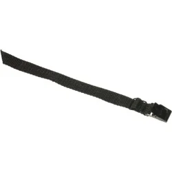 Arno strop - 50 cm x 18 mm - Sort med 2 kabel Loops