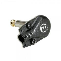 AH Jack Flad/Vinkel 6.3 mm Mono - Slv/Sort