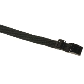 Arno strop - 100 cm x 25 mm - Sort med 2 kabel Loops