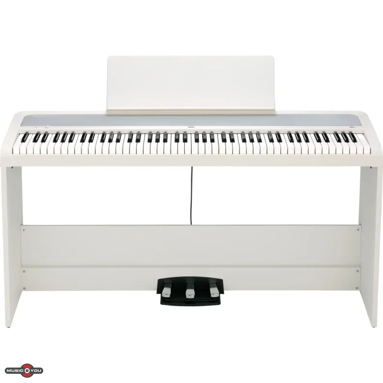 KORG B2+SP Digital klaver komplet med ben og pedaler - Hvid