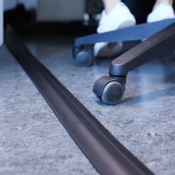 Defender Kabelbro Sort - 66x12 mm - 3 meter