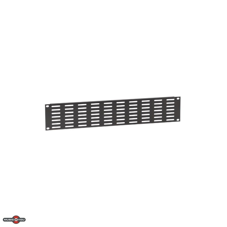 AH Rackpanel med Ventilationsriller - 19"/2Unit