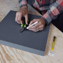 AH Rack "cutt out" Skumindsats 19"/2U