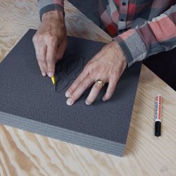 AH Rack "cutt out" Skumindsats 19"/2U