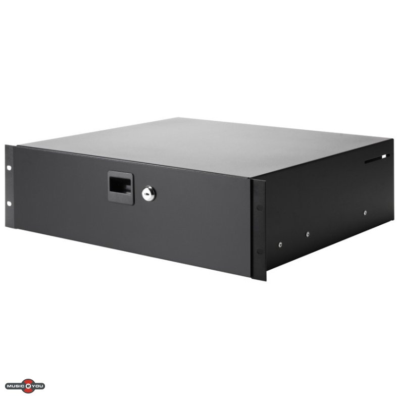 AH Rackskuffe PRO 19"/3U med ls - Stl