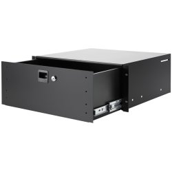 AH Rackskuffe PRO 19"/4U med ls - Alu