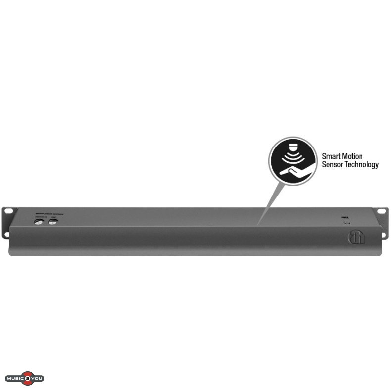 AH 87451 SMART 19" / 1unit LED Rack lampe med sensor - Kold hvid lys