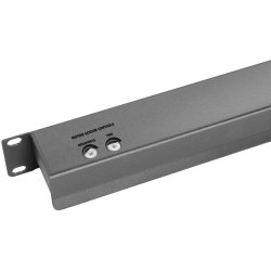 AH 87451 SMART 19" / 1unit LED Rack lampe med sensor - Kold hvid lys