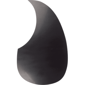 Yellow Parts EZ1111B - Slagplade til guitar - Sort