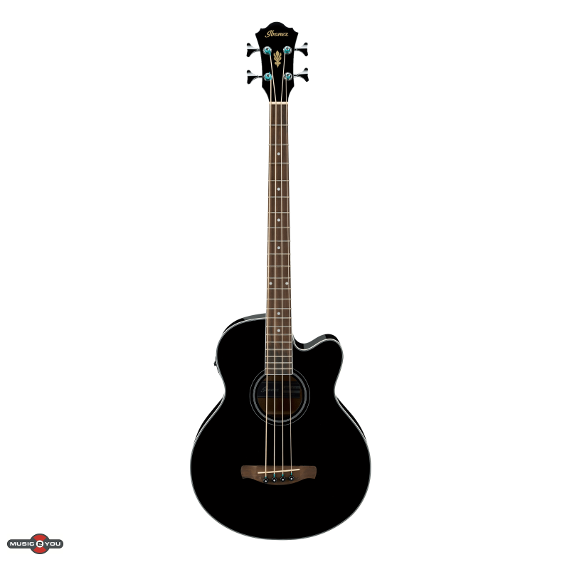 Ibanez AEB8E-BK Akustisk bas med pickup