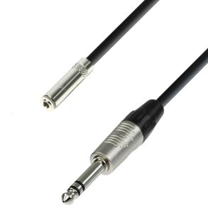 AH 4 STAR BYV - Jack 6,3mm Han til Minijack 3,5mm Stereo Hun