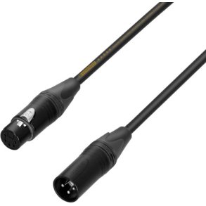 AH 5 STAR DHM 0020 Neutrik 3pol XLR Han - 5pol XLR Hun DMX Adapter kabel 20cm