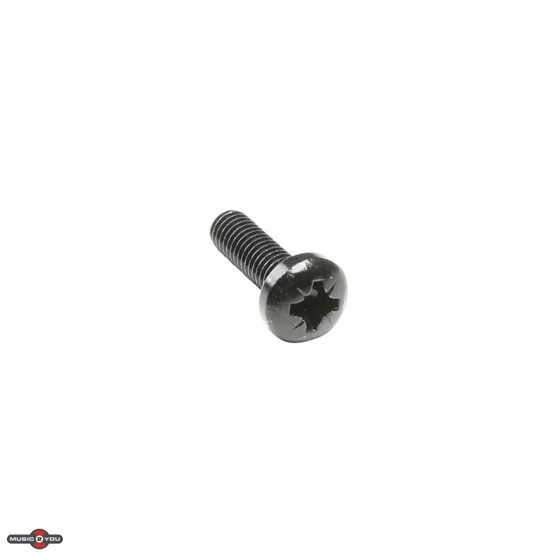 AH 5410BLK - Rackskrue M6x16mm - Sort