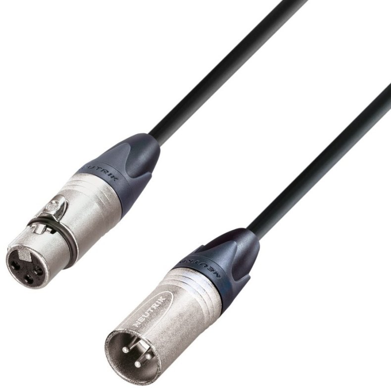 AH 5 STAR - Neutrik XLR 3Pol Han til Hun kabel