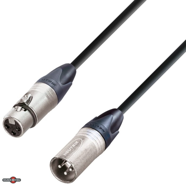 AH 5 STAR - Neutrik XLR 3Pol Han til Hun kabel