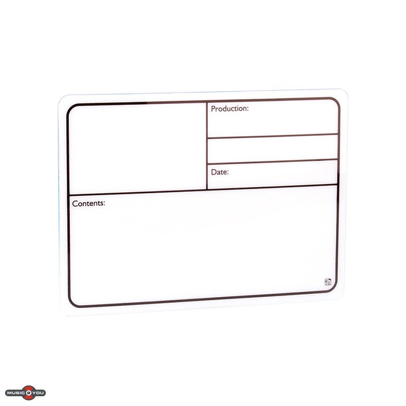 AH 88001 Tourlabel Selvkl�bende 177x127mm - Hvid