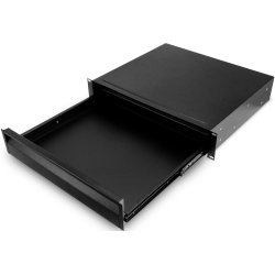 AH Dobbelt Rackskuffe ERGO 19"/2U - St�l