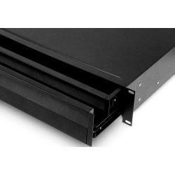 AH Dobbelt Rackskuffe ERGO 19"/2U - St�l