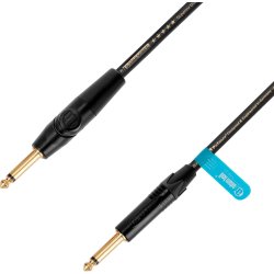 AH Instrument Kabel med Neutrik Jack 6,3mm Mono Han - Han FlipJack Vinkel