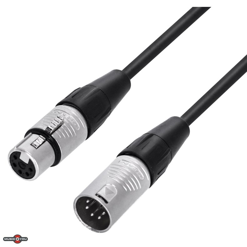 AH 4STAR DGH DMX Kabel XLR-XLR 5 Pol med REAN stik