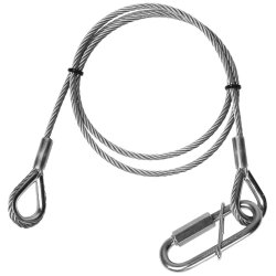 AH Saftywire 6mm med Quick Link - 1m / 20kg - Blank