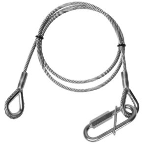 AH Saftywire 6mm med Quick Link - 1m / 20kg - Blank