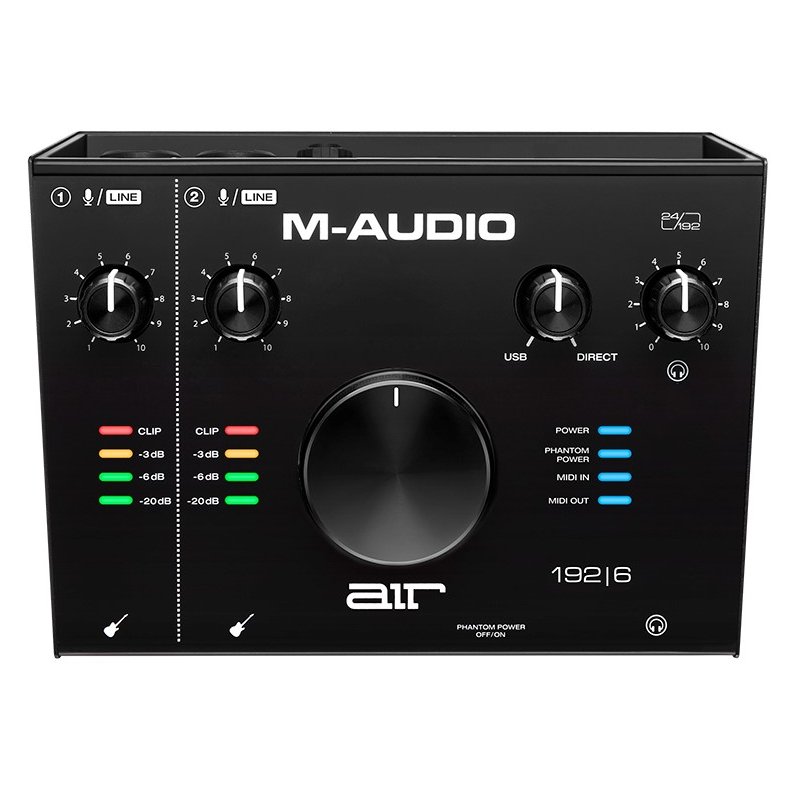 M-Audio AIR 192 6 2-In/2-Out 24/192 USB Lydkort og MIDI Interface