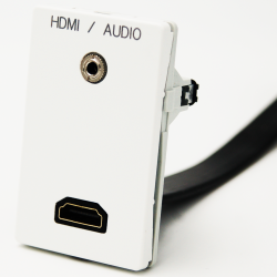 FUGA Vgudtag 15KA - Hun Minijack 3,5mm og HDMI Kabeltilslutning&#8203;