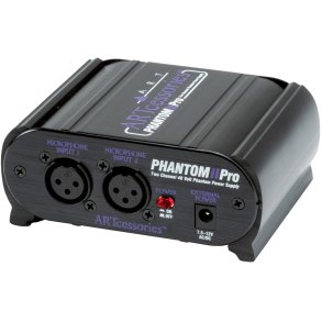 ART Phantom II Pro - 2 Kanals 48V Phantom Power Str�mforsyning