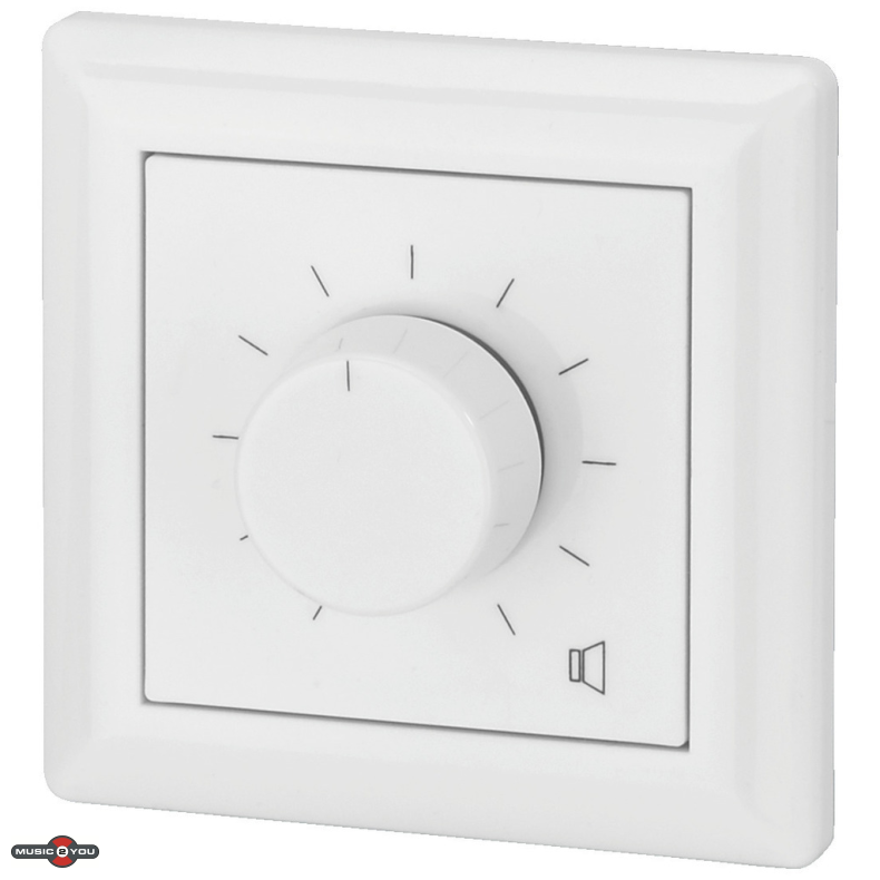 Monacor ATT-5100PEU ELA-volumekontrol 100W - Hvid