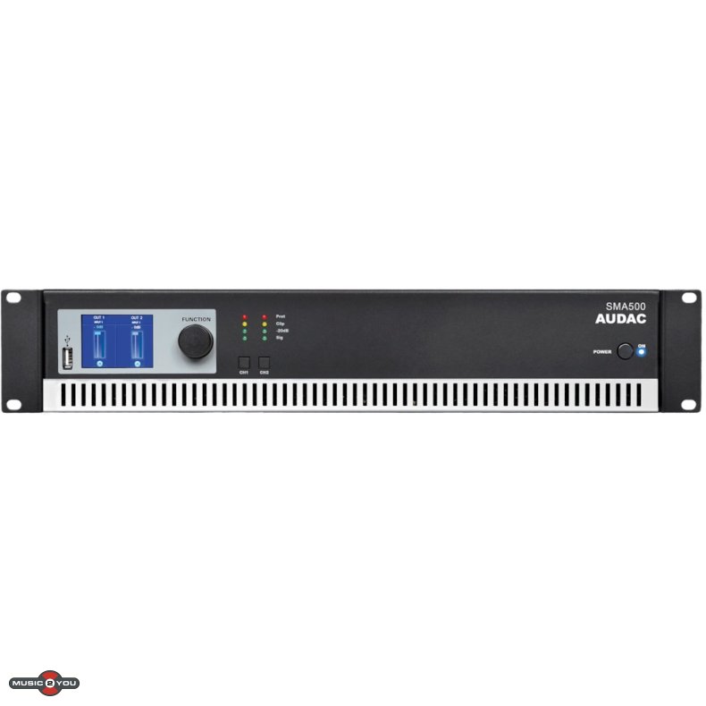 AUDAC SMA500 Forst�rker 2x500W - 4 Ohm