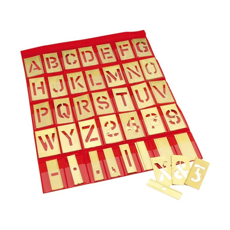 AH 5802 Stencil Set - 76 dele