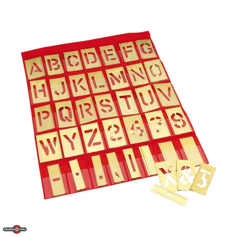 AH 5802 Stencil Set - 76 dele