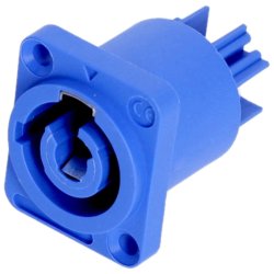 AH K4PPMIN Powercon Chassis Stik - Bl