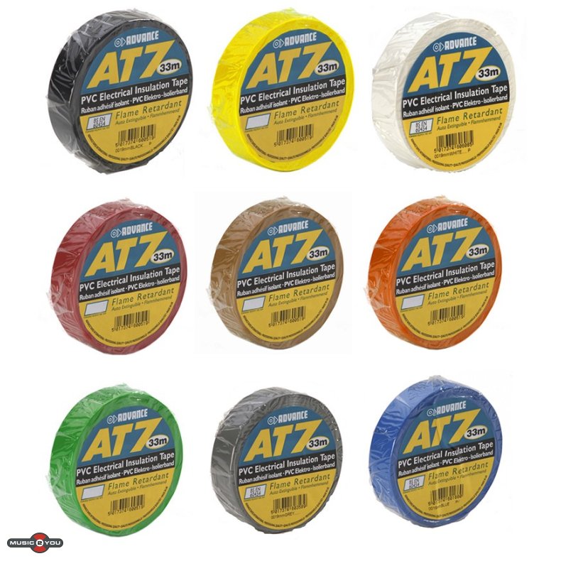 Advance AT7 PVC-tape 19mm x 33m