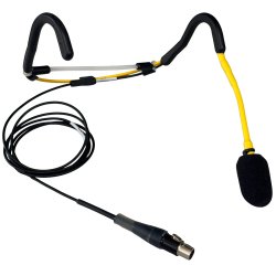 Aeromic Fitness Headset med Mipro 4pol Mini XLR stik