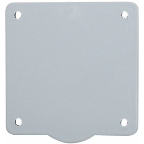 Afdkningsplade 75x75mm til 16A og 32A Byggestrmstavle