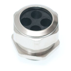 AGRO Aflastning PG21 - 4 x 9mm hul - S�lv