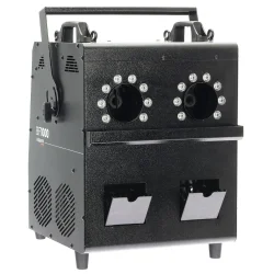 Algam Lighting BF1000 S�beboblemaskine med r�g og LED Lys M. Flightcase - Bundle