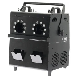 Algam Lighting BF1000 S�beboblemaskine med r�g og LED Lys M. Flightcase - Bundle